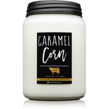Milkhouse Candle Co. Farmhouse Caramel Corn lumânare parfumată
