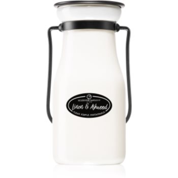 Milkhouse Candle Co. Creamery Linen & Ashwood lumânare parfumată Milkbottle Milkhouse Candle Co. imagine noua