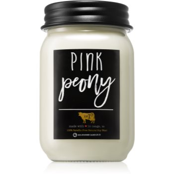 Milkhouse Candle Co. Farmhouse Pink Peony lumânare parfumată Mason Jar