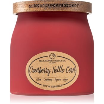 Milkhouse Candle Co. Sentiments Cranberry Kettle Corn lumânare parfumată Milkhouse Candle Co. imagine noua