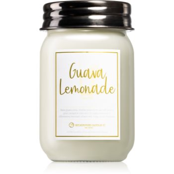 Milkhouse Candle Co. Farmhouse Guava Lemonade lumânare parfumată Mason Jar