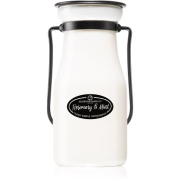 Milkhouse Candle Co. Creamery Rosemary & Mint lumânare parfumată Milkbottle Candle imagine noua