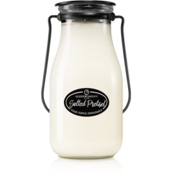Milkhouse Candle Co. Creamery Salted Pretzel lumânare parfumată Milkbottle Candle imagine noua