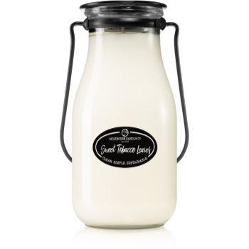 Milkhouse Candle Co. Creamery Sweet Tobacco Leaves lumânare parfumată Milkbottle Candle imagine noua