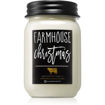 Milkhouse Candle Co. Farmhouse Christmas lumânare parfumată Mason Jar
