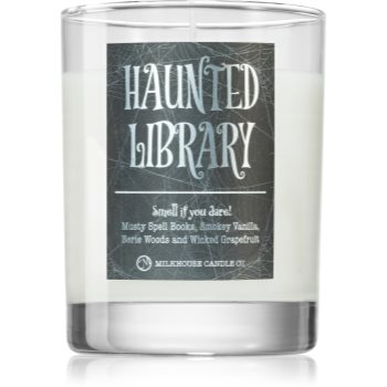 Milkhouse candle co. halloween haunted library lumânare parfumată