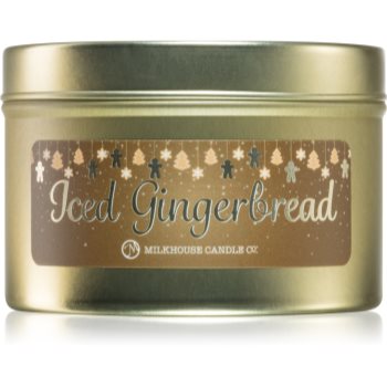 Milkhouse Candle Co. Christmas Iced Gingerbread lumânare parfumată în placă