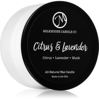 Milkhouse Candle Co. Creamery Citrus & Lavender lumânare parfumată Sampler Tin