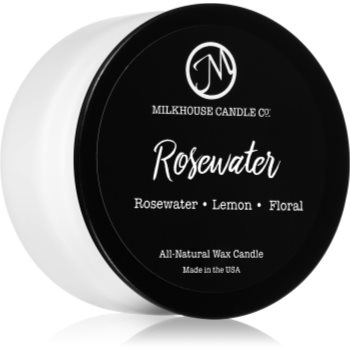 Milkhouse Candle Co. Creamery Rosewater lumânare parfumată