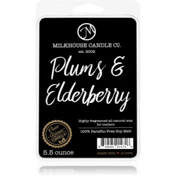 Milkhouse Candle Co. Creamery Plums & Elderberry ceară pentru aromatizator