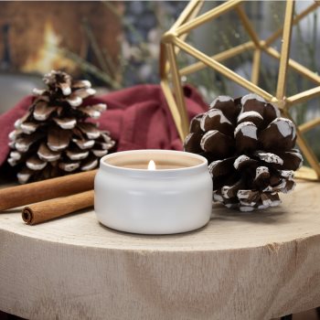 Milkhouse Candle Co. Creamery Cinnamon Fireside lumânare parfumată Sampler Tin - 1 | YEO