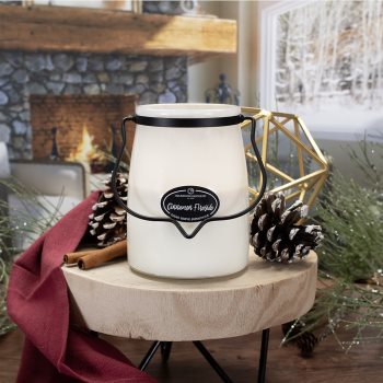 Milkhouse Candle Co. Creamery Cinnamon Fireside lumânare parfumată Butter Jar - 1 | YEO