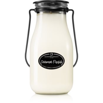 Milkhouse Candle Co. Creamery Cinnamon Fireside lumânare parfumată Milkbottle