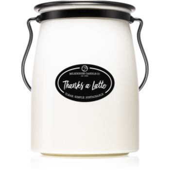 Milkhouse Candle Co. Creamery Thanks A Latte lumânare parfumată Butter Jar