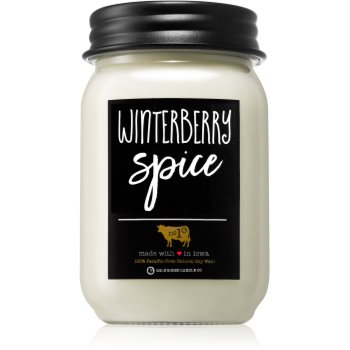 Milkhouse Candle Co. Farmhouse Winterberry Spice lumânare parfumată