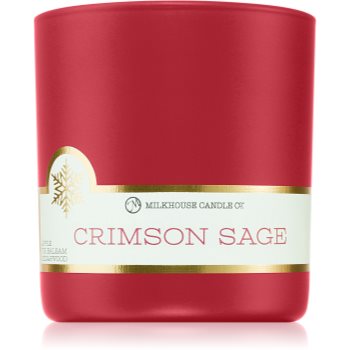 Milkhouse Candle Co. LE Winter Crimson Sage lumânare parfumată