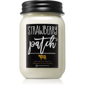 Milkhouse Candle Co. Strawberry Patch lumânare parfumată Mason Jar
