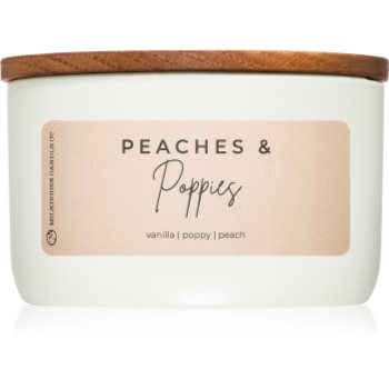 Milkhouse Candle Co. Statement Peaches & Poppies lumânare parfumată