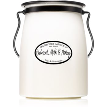Milkhouse Candle Co. Creamery Oatmeal, Milk & Honey lumânare parfumată Butter Jar Milkhouse Candle Co.