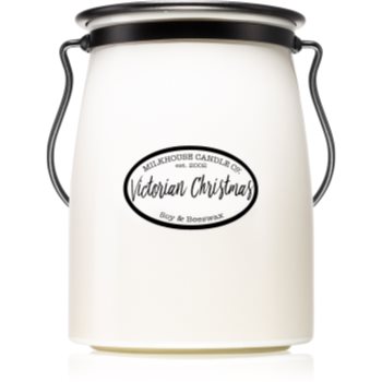 Milkhouse Candle Co. Creamery Victorian Christmas lumânare parfumată Butter Jar