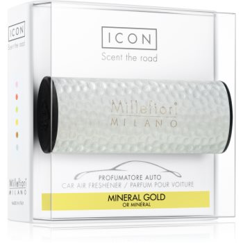 Millefiori Icon Mineral Gold parfum pentru masina Metal Shades