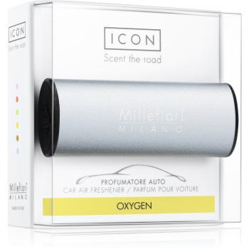 Millefiori Icon Oxygen parfum pentru masina Metallo Matt Blue