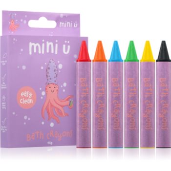 Mini-U Bath Crayons creioane colorate pentru baie