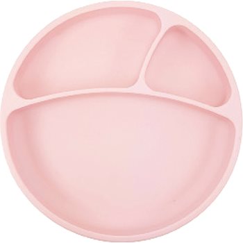 Minikoioi Puzzle Plate Pink farfurie compartimentată cu ventuză compartimentată imagine noua
