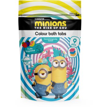Minions the rise of gru bath tabs tablete colorate efervescente pentru baie