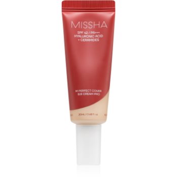 Missha M Perfect Cover BB Cream Pro зволожуючий ВВ крем з високим ступенем UV захисту відтінок #17 20 мл