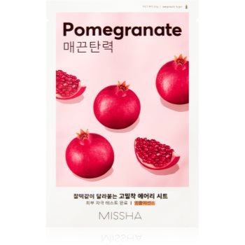 Missha Airy Fit Pomegranate masca de celule cu efect balsamic si revigorant