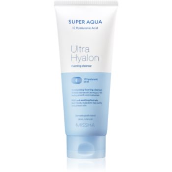 Missha Super Aqua 10 Hyaluronic Acid crema hidratanta pentru curatare