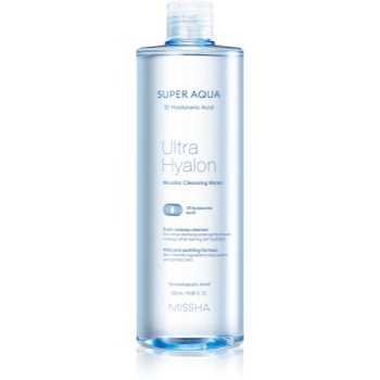 Missha Super Aqua 10 Hyaluronic Acid apă micelară pentru curățare blânda Missha