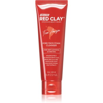 Missha Amazon Red Clay™ Spuma curatare intensa. cu argila accesorii imagine noua