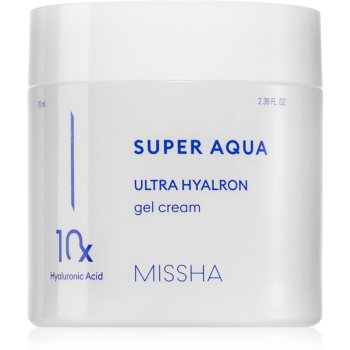 Missha Super Aqua 10 Hyaluronic Acid crema gel hidratanta cu textura usoara pentru piele sensibila si intoleranta image0
