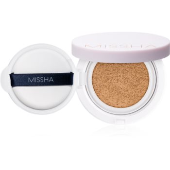 Missha Magic Cushion Cover Lasting стійкий тональний засіб в губці SPF 50+ відтінок #27 Honey Beige 15 гр