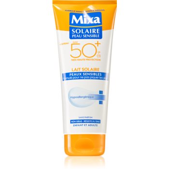 MIXA Sun lotiune solara pentru fata si corp pentru piele sensibila