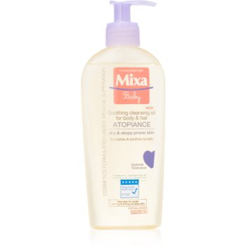 MIXA Atopiance Ulei de curățare calmantă pentru păr și piele, cu o tendință de atopie MIXA