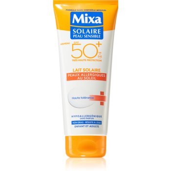 MIXA Sun crema pentru plaja pentru piele sensibila si alergica