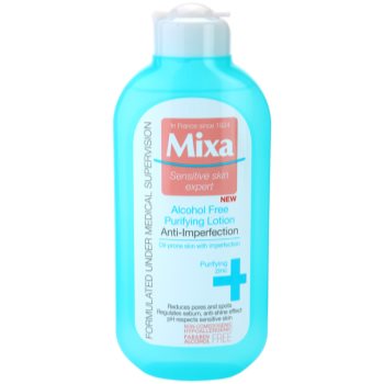 MIXA Anti-Imperfection apa pentru curatarea tenului fară alcool Mixa imagine noua