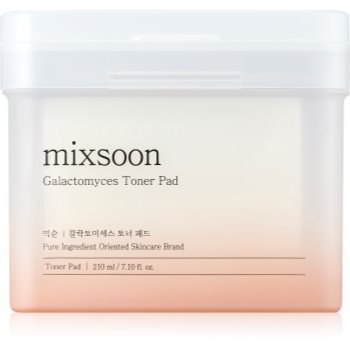 mixsoon Galactomyces Toner Pad dischete de tonifiere pentru strălucirea și netezirea pielii