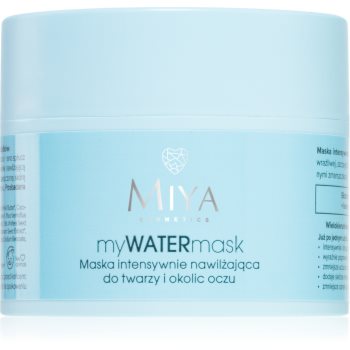 MIYA Cosmetics myWATERmask masca pentru hidratare intensa pentru fata si zona ochilor