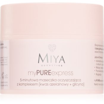 MIYA Cosmetics myPUREexpress masca de curatare pentru reducerea sebumului si minimalizarea porilor