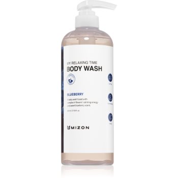 Mizon My Relaxing Time Sweet Blueberry gel calmant pentru dus cu efect de hidratare