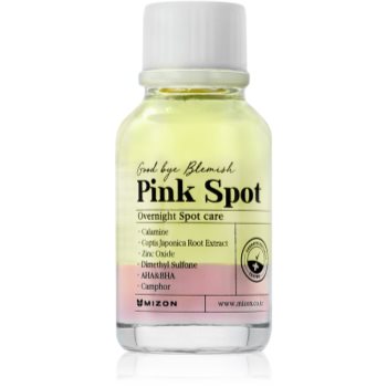 Mizon Good Bye Blemish Pink Spot ser local cu pudră impotriva acneei Mizon