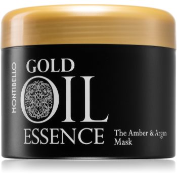 Montibello Gold Oil Amber & Argan Mask Mască de păr cu efect revitalizant ACCESORII