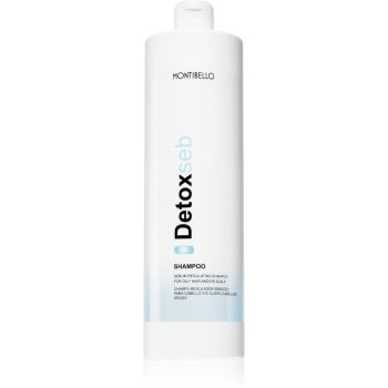 Montibello DetoxSeb Sebum Regulating Shampoo sampon pentru normalizare pentru scalp iritat cu tendinta de ingrasare accesorii imagine noua