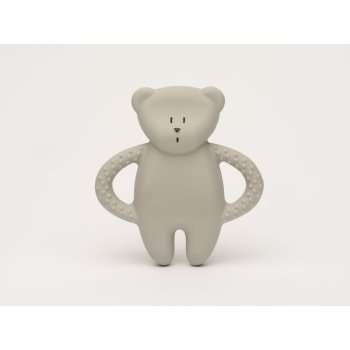 Moonie Natural Teether Grey jucărie pentru dentiție