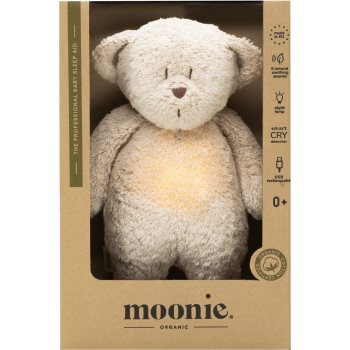 Moonie Bear 2.0 Organic Sand jucărie de adormit cu melodie