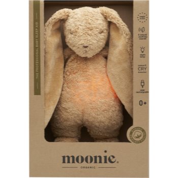 Moonie The Humming Friend 2.0 Organic Cappuccino jucărie de adormit cu melodie